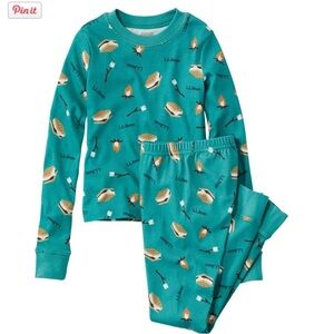 LL Bean youth s’mores pajamas - size 14